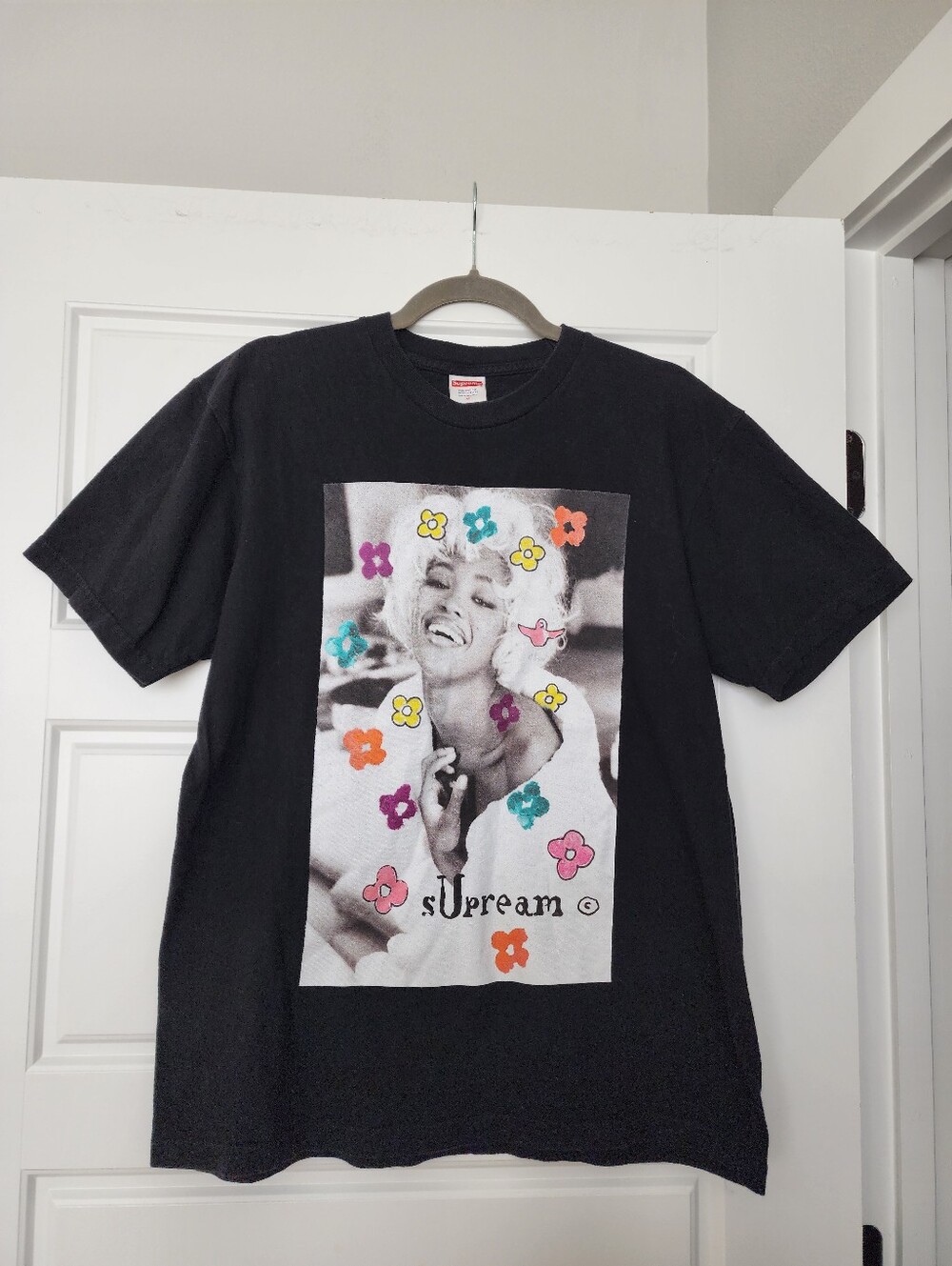 SUPREME NAOMI CAMPBELL SHIRT BLACK MEDIUM